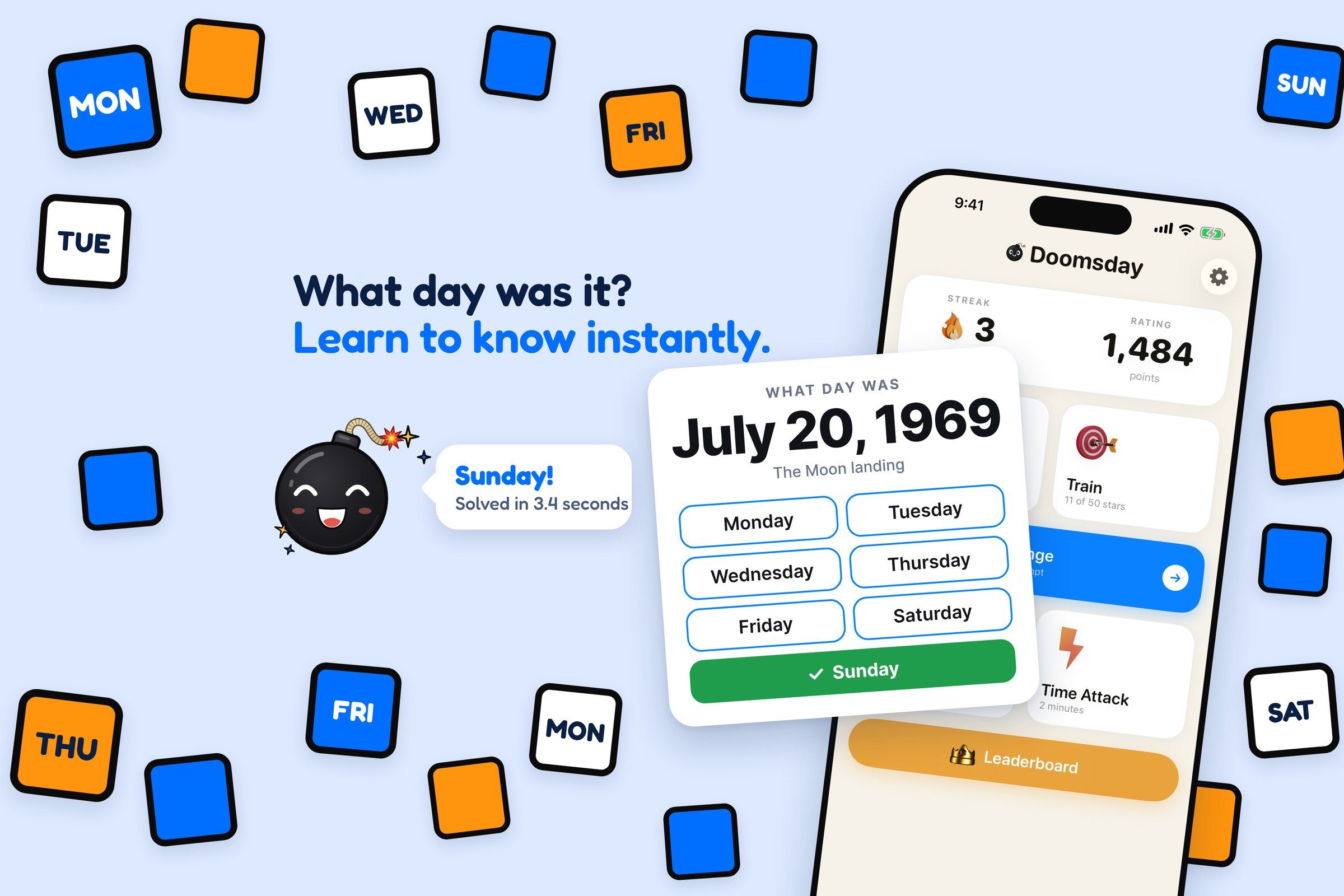 Doomsday Method: what day was it? Learn to know instantly.