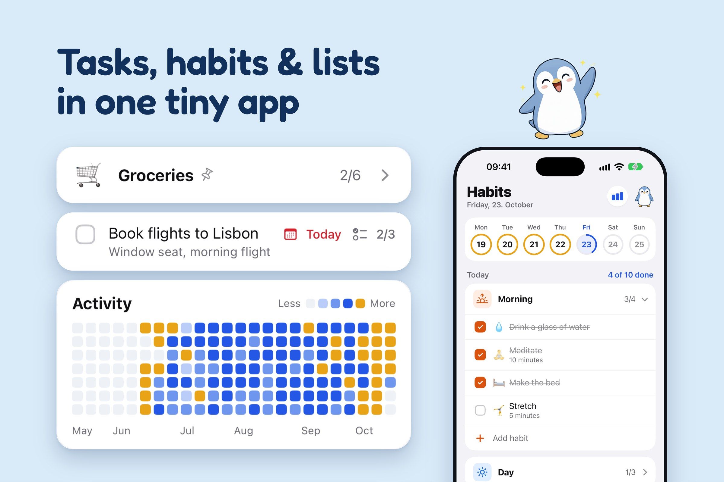 Tick: tasks, habits and lists in one tiny app